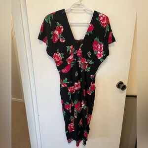Vintage Floral cocktail dress size 8